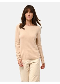 Just Cashmere Kaszmirowy sweter "Grace" w kolorze beżowym ze sklepu Limango Polska w kategorii Swetry damskie - zdjęcie 188608624