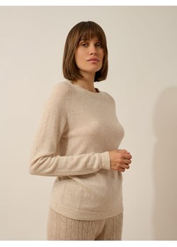 Just Cashmere Kaszmirowy sweter "Jane" w kolorze beżowym ze sklepu Limango Polska w kategorii Swetry damskie - zdjęcie 188608721