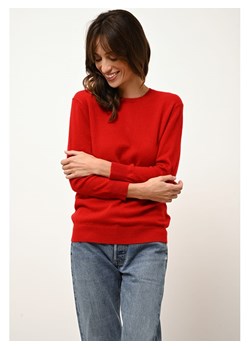 Just Cashmere Kaszmirowy sweter "Janice" w kolorze czerwonym ze sklepu Limango Polska w kategorii Swetry damskie - zdjęcie 188608744