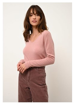 Just Cashmere Kaszmirowy sweter "Joan" w kolorze jasnoróżowym ze sklepu Limango Polska w kategorii Swetry damskie - zdjęcie 188608771