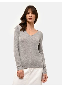 Just Cashmere Kaszmirowy sweter "Joan" w kolorze szarym ze sklepu Limango Polska w kategorii Swetry damskie - zdjęcie 188608793
