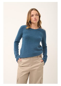 Just Cashmere Kaszmirowy sweter "Joyce" w kolorze niebieskim ze sklepu Limango Polska w kategorii Swetry damskie - zdjęcie 188608861