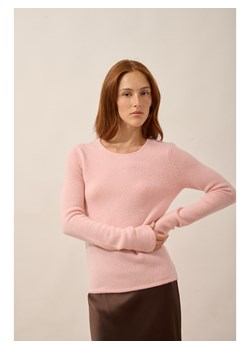 Just Cashmere Kaszmirowy sweter "Joyce" w kolorze jasnoróżowym ze sklepu Limango Polska w kategorii Swetry damskie - zdjęcie 188608882