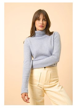 Just Cashmere Kaszmirowy golf "June" w kolorze błękitnym ze sklepu Limango Polska w kategorii Swetry damskie - zdjęcie 188608891