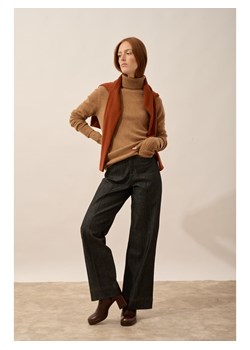 Just Cashmere Kaszmirowy sweter "June" w kolorze jasnobrązowym ze sklepu Limango Polska w kategorii Swetry damskie - zdjęcie 188608913