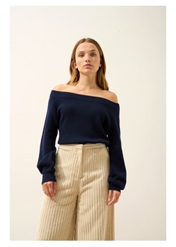 Just Cashmere Kaszmirowy sweter "Kelly" w kolorze granatowym ze sklepu Limango Polska w kategorii Swetry damskie - zdjęcie 188608973