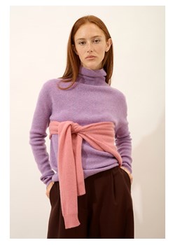 Just Cashmere Kaszmirowy sweter "Lanais" w kolorze fioletowym ze sklepu Limango Polska w kategorii Swetry damskie - zdjęcie 188609012