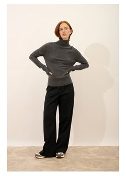 Just Cashmere Kaszmirowy golf "Lexie" w kolorze antracytowym ze sklepu Limango Polska w kategorii Swetry damskie - zdjęcie 188609063