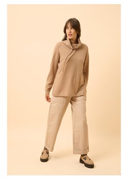 Just Cashmere Kaszmirowy golf "Melrose" w kolorze beżowym ze sklepu Limango Polska w kategorii Swetry damskie - zdjęcie 188609150