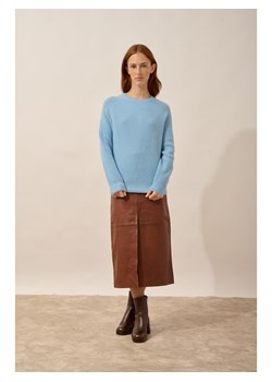 Just Cashmere Kaszmirowy sweter "Oceane" w kolorze błękitnym ze sklepu Limango Polska w kategorii Swetry damskie - zdjęcie 188609294
