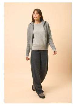 Just Cashmere Kaszmirowy kardigan "Talara" w kolorze szarym ze sklepu Limango Polska w kategorii Swetry damskie - zdjęcie 188609414