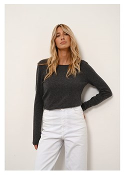 Just Cashmere Kaszmirowy sweter "Vivian" w kolorze antracytowym ze sklepu Limango Polska w kategorii Swetry damskie - zdjęcie 188609492