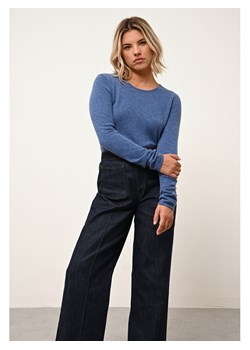 Just Cashmere Kaszmirowy sweter "Vivian" w kolorze niebieskim ze sklepu Limango Polska w kategorii Swetry damskie - zdjęcie 188609512