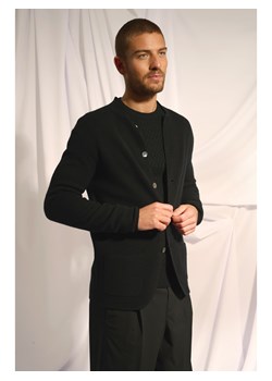 Just Cashmere Kaszmirowy kardigan "Anna" w kolorze czarnym ze sklepu Limango Polska w kategorii Swetry męskie - zdjęcie 188609583