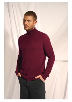 Just Cashmere Kaszmirowy golf "Connor" w kolorze bordowym ze sklepu Limango Polska w kategorii Swetry męskie - zdjęcie 188609653