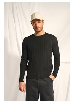 Just Cashmere Kaszmirowy sweter "Darri" w kolorze czarnym ze sklepu Limango Polska w kategorii Swetry męskie - zdjęcie 188609693