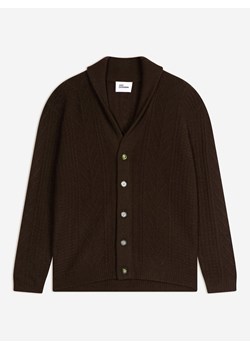 Just Cashmere Kaszmirowy kardigan "Garma" w kolorze brązowym ze sklepu Limango Polska w kategorii Swetry męskie - zdjęcie 188609800