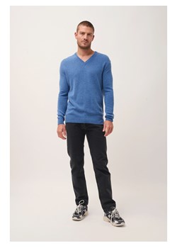 Just Cashmere Kaszmirowy sweter "Nathan" w kolorze błękitnym ze sklepu Limango Polska w kategorii Swetry męskie - zdjęcie 188609913