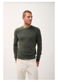 Just Cashmere Kaszmirowy sweter "Noe" w kolorze ciemnozielonym ze sklepu Limango Polska w kategorii Swetry męskie - zdjęcie 188609951