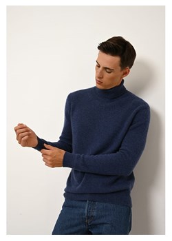 Just Cashmere Kaszmirowy golf "Sacha" w kolorze granatowym ze sklepu Limango Polska w kategorii Swetry męskie - zdjęcie 188610002