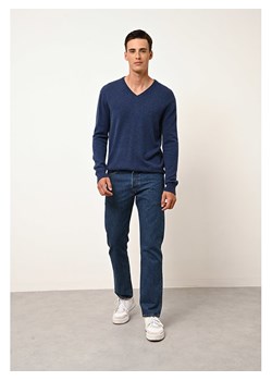 Just Cashmere Kaszmirowy sweter "Walt" w kolorze niebieskim ze sklepu Limango Polska w kategorii Swetry męskie - zdjęcie 188610091