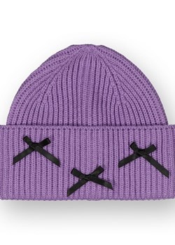 Vingino Czapka beanie "Valera" w kolorze fioletowym ze sklepu Limango Polska w kategorii Czapki dziecięce - zdjęcie 188611154
