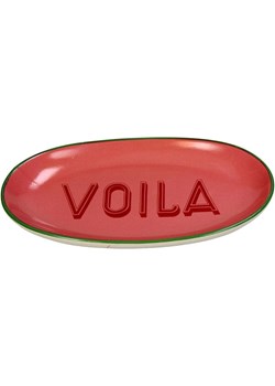 Kersten Talerz "Voila" w kolorze różowo-czerwonym do serwowania - 12,5 x 21 cm ze sklepu Limango Polska w kategorii Naczynia - zdjęcie 188614433