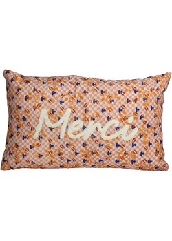 Kersten Poduszka "Merci" w kolorze brzoskwiniowym - 30 x 50 cm ze sklepu Limango Polska w kategorii Poduszki dekoracyjne - zdjęcie 188614491