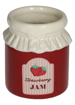 Kersten Doniczka "Strawberry Jam" w kolorze czerwonym - wys. 9,7 x Ø 8,5 cm ze sklepu Limango Polska w kategorii Doniczki i osłonki - zdjęcie 188614511