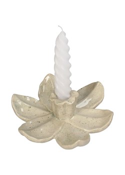 Kersten Świecznik "Flower" w kolorze beżowym - wys. 4,5 x Ø 17 cm ze sklepu Limango Polska w kategorii Świeczniki - zdjęcie 188614622