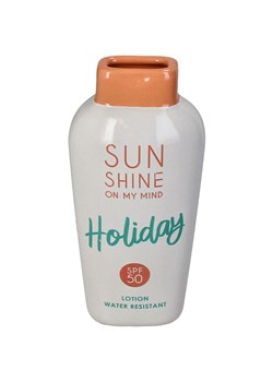 Kersten Wazon "Sunscreen" w kolorze białym - 8,8 x 19 x 5,6 cm ze sklepu Limango Polska w kategorii Wazony - zdjęcie 188614664