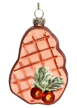 Kersten Bombka "Grilled Meat" w kolorze jasnobrązowym - wys. 9 cm ze sklepu Limango Polska w kategorii Dekoracje bożonarodzeniowe - zdjęcie 188614694