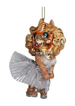 Kersten Ozdoba choinkowa "Lady Dog" w kolorze złotym - wys. 13 cm ze sklepu Limango Polska w kategorii Dekoracje bożonarodzeniowe - zdjęcie 188614722