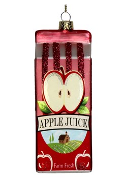 Kersten Bombka "Apple Juice" w kolorze czerwonym - wys. 12,7 cm ze sklepu Limango Polska w kategorii Dekoracje bożonarodzeniowe - zdjęcie 188614734