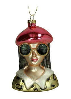 Kersten Ozdoba choinkowa "Fashion Lady" ze wzorem - wys. 12,5 cm ze sklepu Limango Polska w kategorii Dekoracje bożonarodzeniowe - zdjęcie 188614742