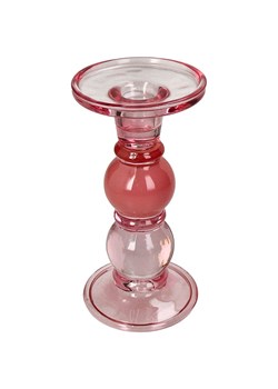 Kersten Świecznik w kolorze jasnoróżowym - wys. 17,5 x Ø 9 cm ze sklepu Limango Polska w kategorii Świeczniki - zdjęcie 188614750