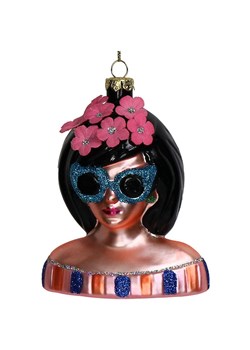 Kersten Ozdoba choinkowa "Fashion Lady" ze wzorem - wys. 11,4 cm ze sklepu Limango Polska w kategorii Dekoracje bożonarodzeniowe - zdjęcie 188614790