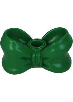 Kersten Świecznik "Bow" w kolorze zielonym - 13,5 x 7 x 7 cm ze sklepu Limango Polska w kategorii Świeczniki - zdjęcie 188614914