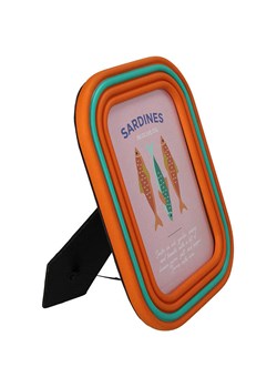 Kersten Ramka w kolorze pomarańczowo-turkusowym na zdjęcia - 18 x 13 cm ze sklepu Limango Polska w kategorii Ramki na zdjęcia - zdjęcie 188614950