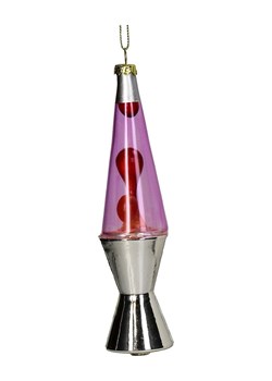 Kersten Ozdoba choinkowa "Lava Lamp" w kolorze różowym - wys. 11,4 cm ze sklepu Limango Polska w kategorii Dekoracje bożonarodzeniowe - zdjęcie 188614991