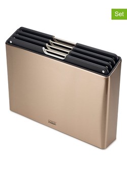 JosephJoseph 5-częściowy zestaw w kolorze złotym do krojenia ze sklepu Limango Polska w kategorii Deski - zdjęcie 188615143
