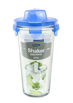 Glasslock Shaker w kolorze niebieskim - 450 ml ze sklepu Limango Polska w kategorii Akcesoria kuchenne - zdjęcie 188615573
