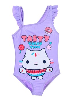 Gabby's Dollhouse Strój kąpielowy "Domek Gabi" w kolorze fioletowym ze sklepu Limango Polska w kategorii Stroje kąpielowe - zdjęcie 188615934