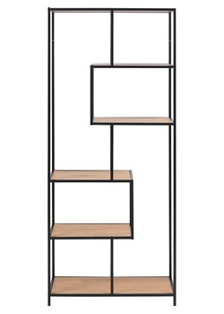 Actona Regał "Seaford" w kolorze jasnobrązowo-czarnym na książki - 77 x 185 x 35 cm ze sklepu Limango Polska w kategorii Regały i witryny - zdjęcie 188616730