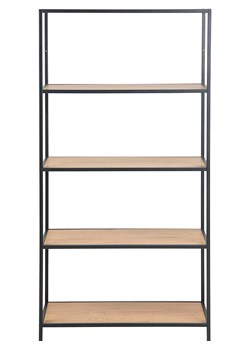 Actona Regał "Seaford" w kolorze jasnobrązowo-czarnym na książki - 77 x 150 x 33 cm ze sklepu Limango Polska w kategorii Regały i witryny - zdjęcie 188616742