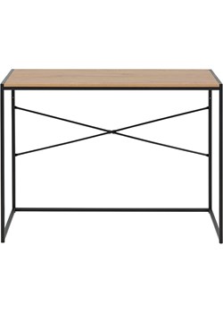 Actona Biurko "Seaford" w kolorze jasnobrązowo-czarnym - 100 x 75 x 45 cm ze sklepu Limango Polska w kategorii Stoliki kawowe - zdjęcie 188616754