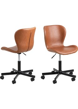 Actona Krzesło biurowe "Batilda" w kolorze jasnobrązowym - 48 x 87 x 54 cm ze sklepu Limango Polska w kategorii Meble - zdjęcie 188616814