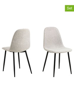 Actona Krzesła (4 szt.) "Celia" w kolorze jasnoszarym do jadalni - 44 x 86 x 54 cm ze sklepu Limango Polska w kategorii Meble - zdjęcie 188617262