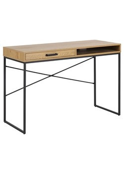 Actona Biurko "Seaford" w kolorze jasnobrązowo-czarnym - 110 x 75 x 45 cm ze sklepu Limango Polska w kategorii Stoliki kawowe - zdjęcie 188617462