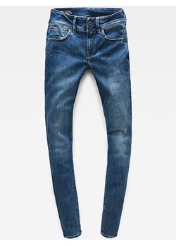 G-Star Dżinsy - Super Skinny fit - w kolorze niebieskim ze sklepu Limango Polska w kategorii Jeansy damskie - zdjęcie 188618003
